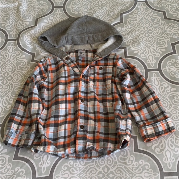 🍊Carter’s Plaid Button Down🍊 - Picture 1 of 6